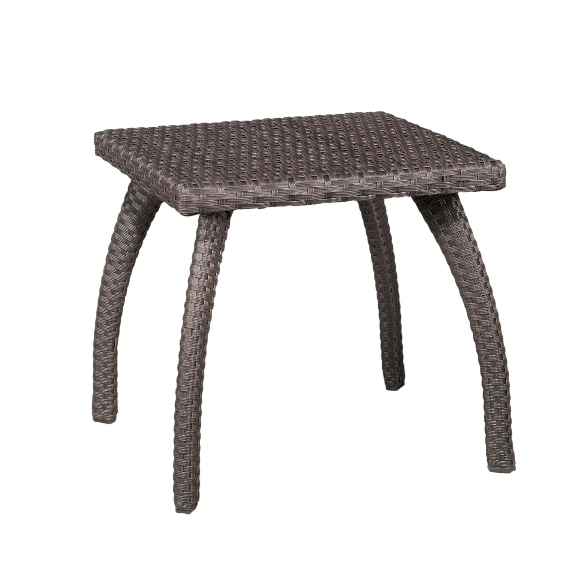 Honolulu Brown Side Table Brown Rattan