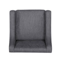 Accent Chair Charcoal Fabric