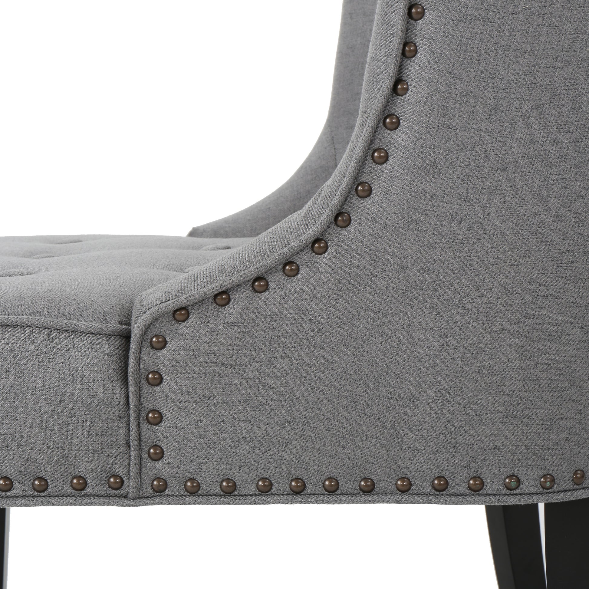 Occassional Chair Grey Fabric