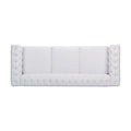Sofa 3 Seater White Pu