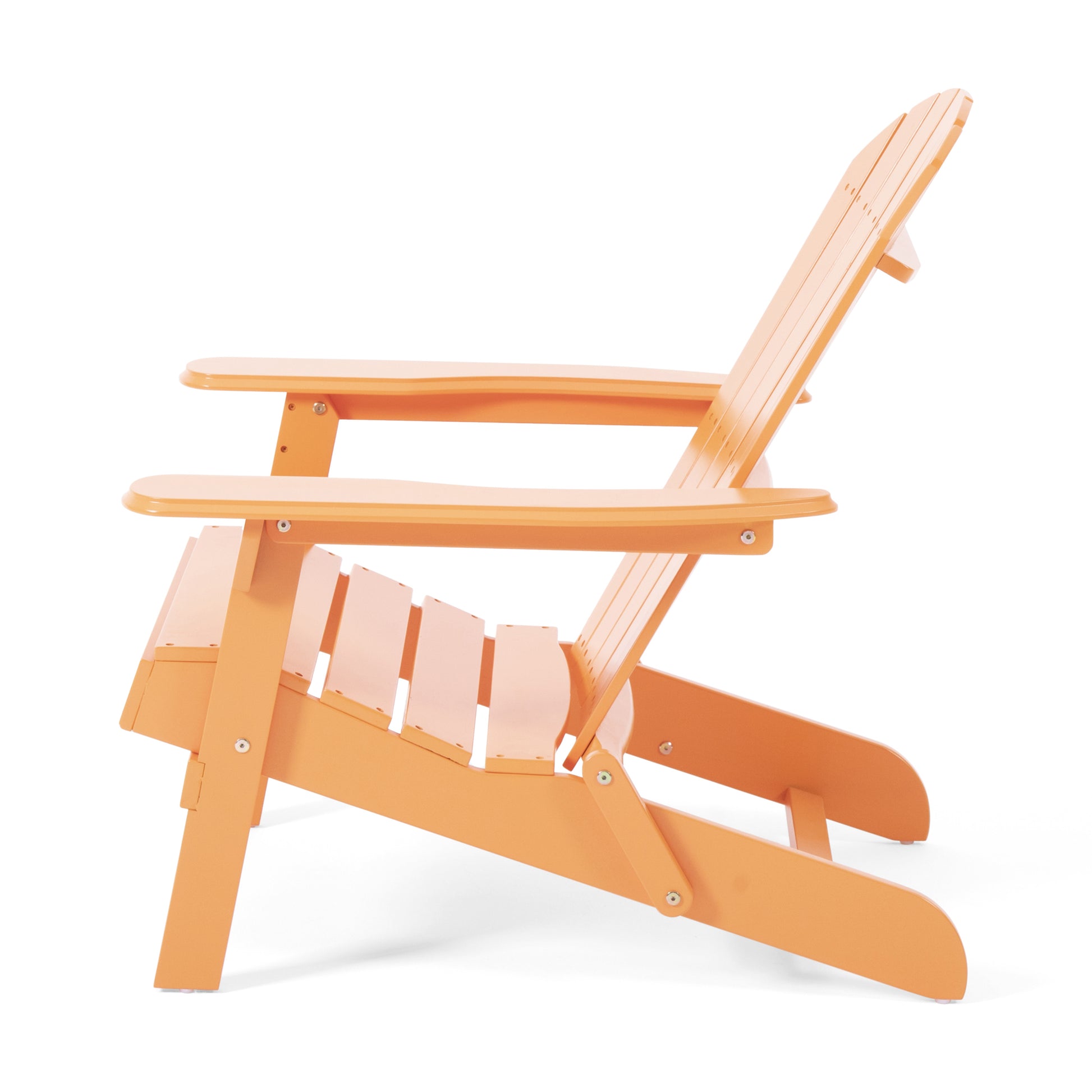 Malibu Adirondack Chair Tangerine Acacia Wood