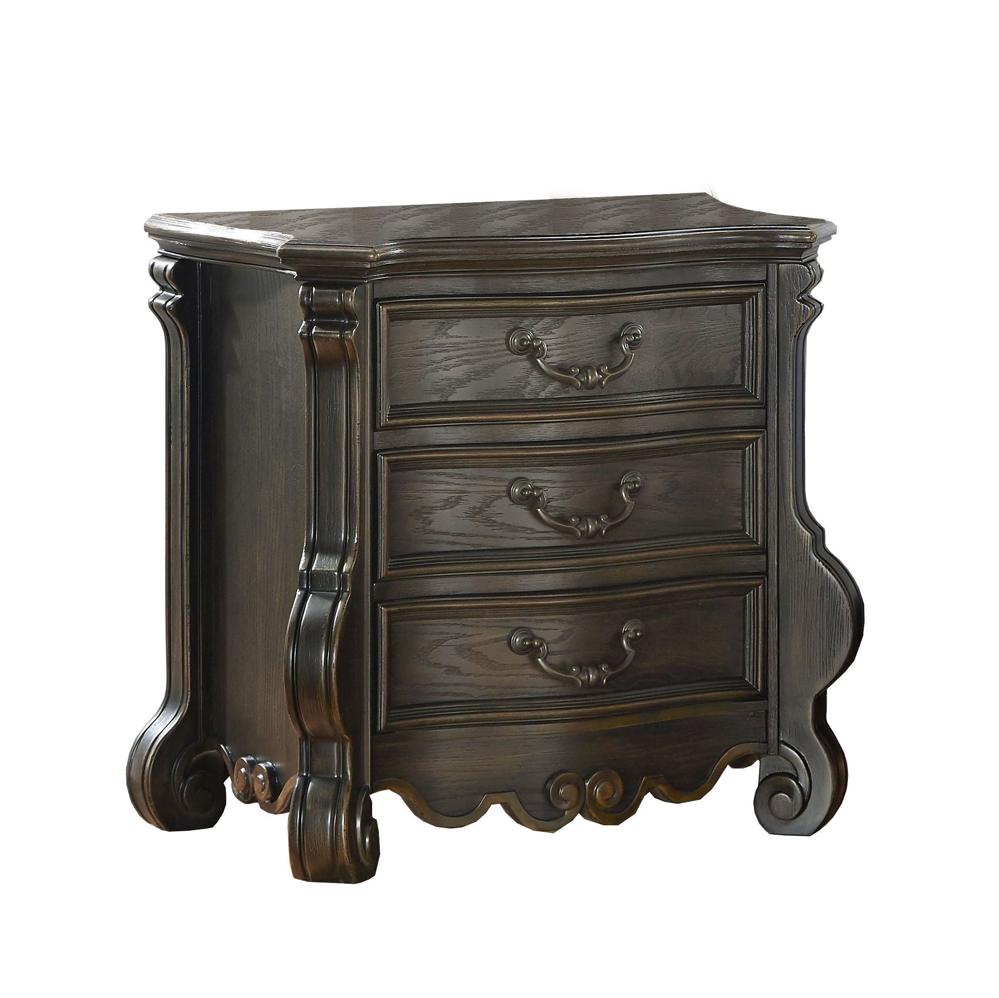 Rhapsody Nightstand Dark Brown Dark Brown Wood