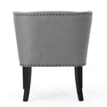 Occassional Chair Grey Fabric