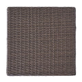 Puerta Accent Table Brown Pe Rattan Iron