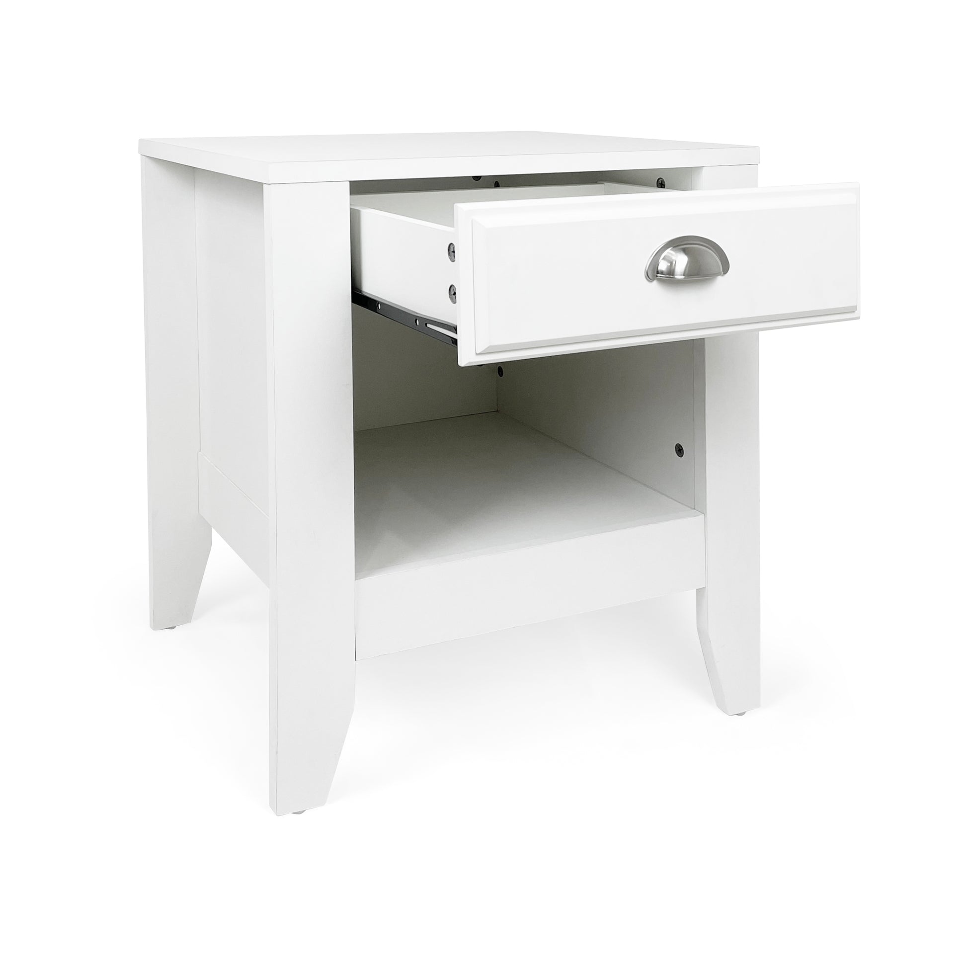 Side Table White Mdf