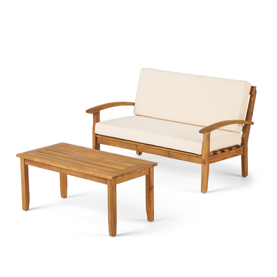 Peytonseat Coffee Table Teak Acacia Wood
