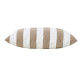 Coronado Stripe Rectangular Pillow Brown Fabric