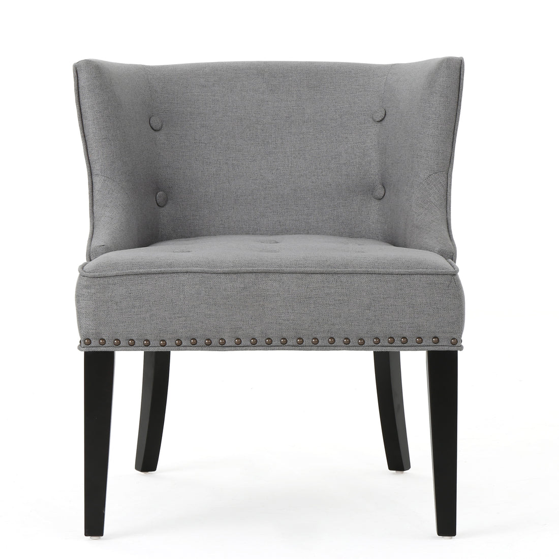 Occassional Chair Grey Fabric