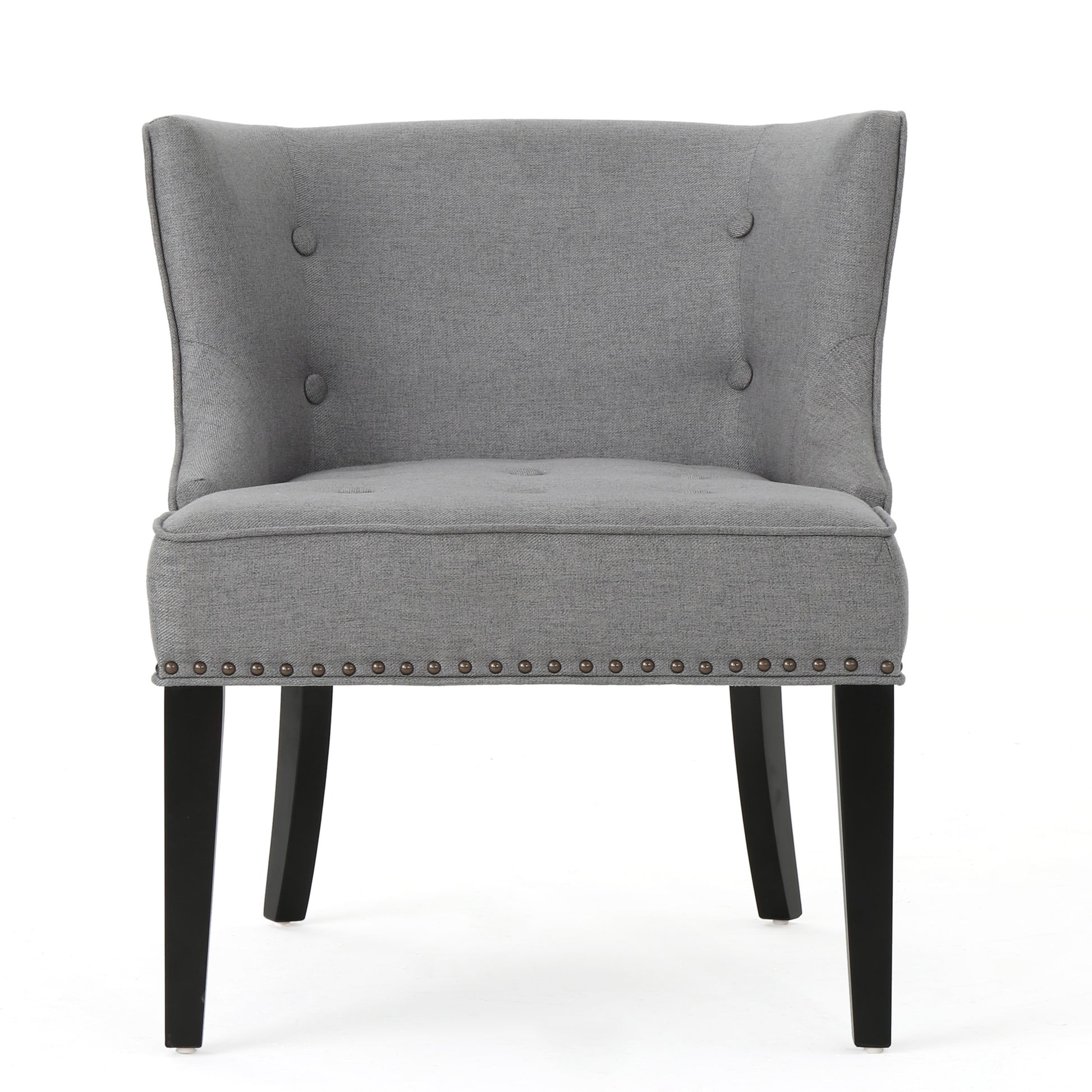 Occassional Chair Grey Fabric