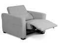 Isla Dual Power Recliner Dark Gray Dark Gray Fabric