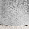 Metal Side Table Silver Iron
