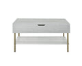 Whitman Lift Top Coffee Table White White Wood