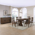 Auburn Side Chair Set Of 2 Dark Brown Dark Brown Wood