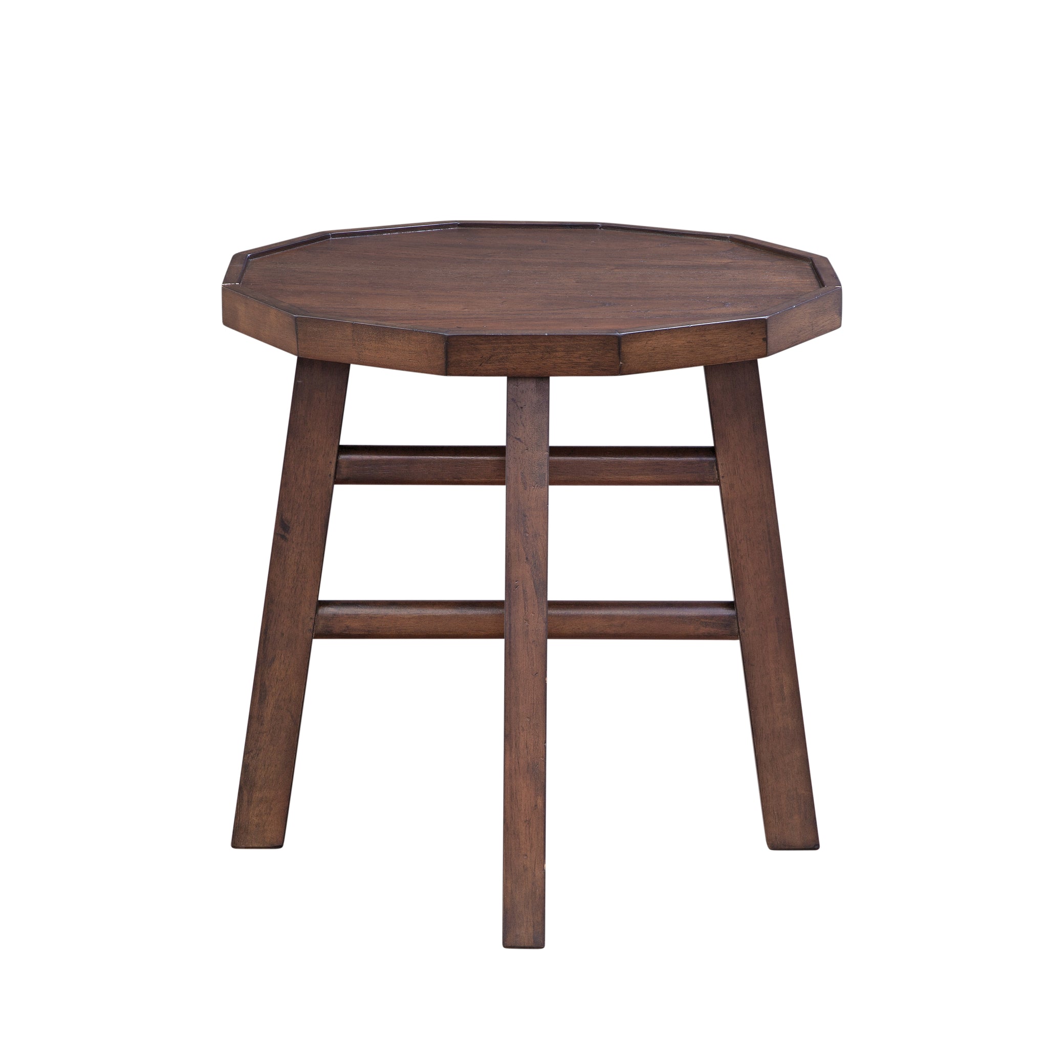 Paisley Side Table Brown Brown Wood
