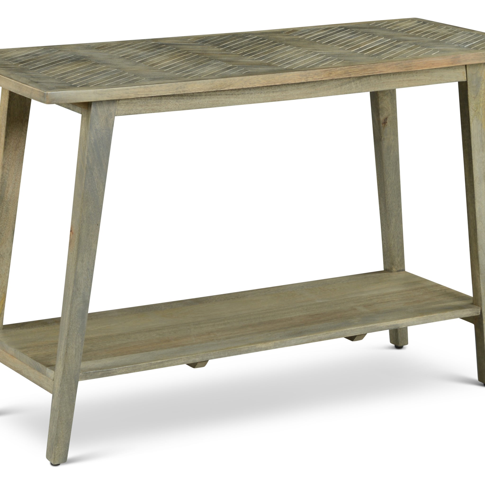 Milani Rectangular Sofa Table Light Brown Light Brown Wood