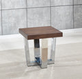 Laredo Side Table Brown Brown Wood