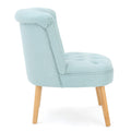 Bordeaux Tuft Chair Light Blue Fabric