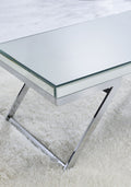 Alfresco Mirrored Coffee Table Silver Silver Wood