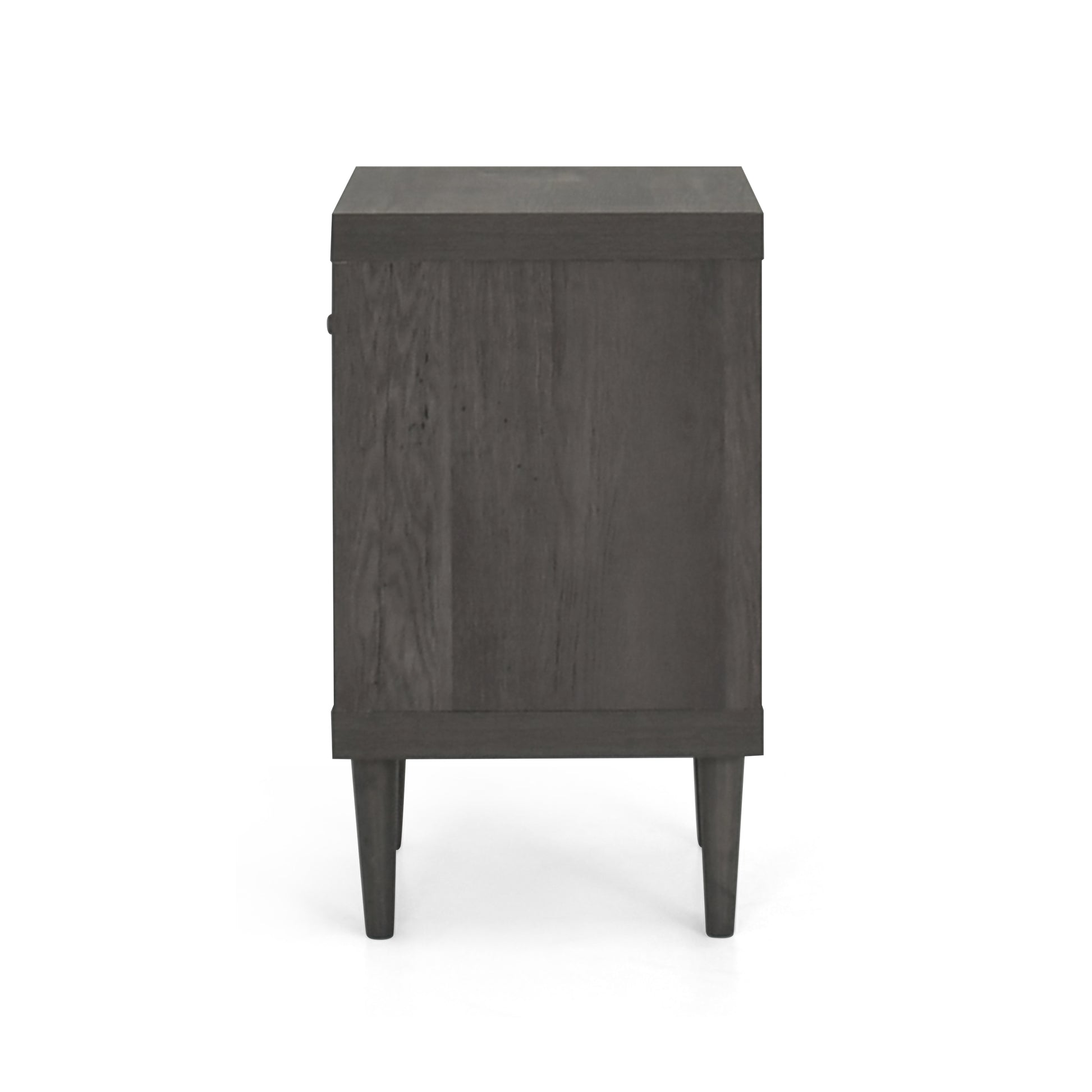 1 Drawer Nightstand Grey Mdf