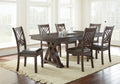 Adrian Side Chair Set Of 2 Dark Brown Dark Brown Wood