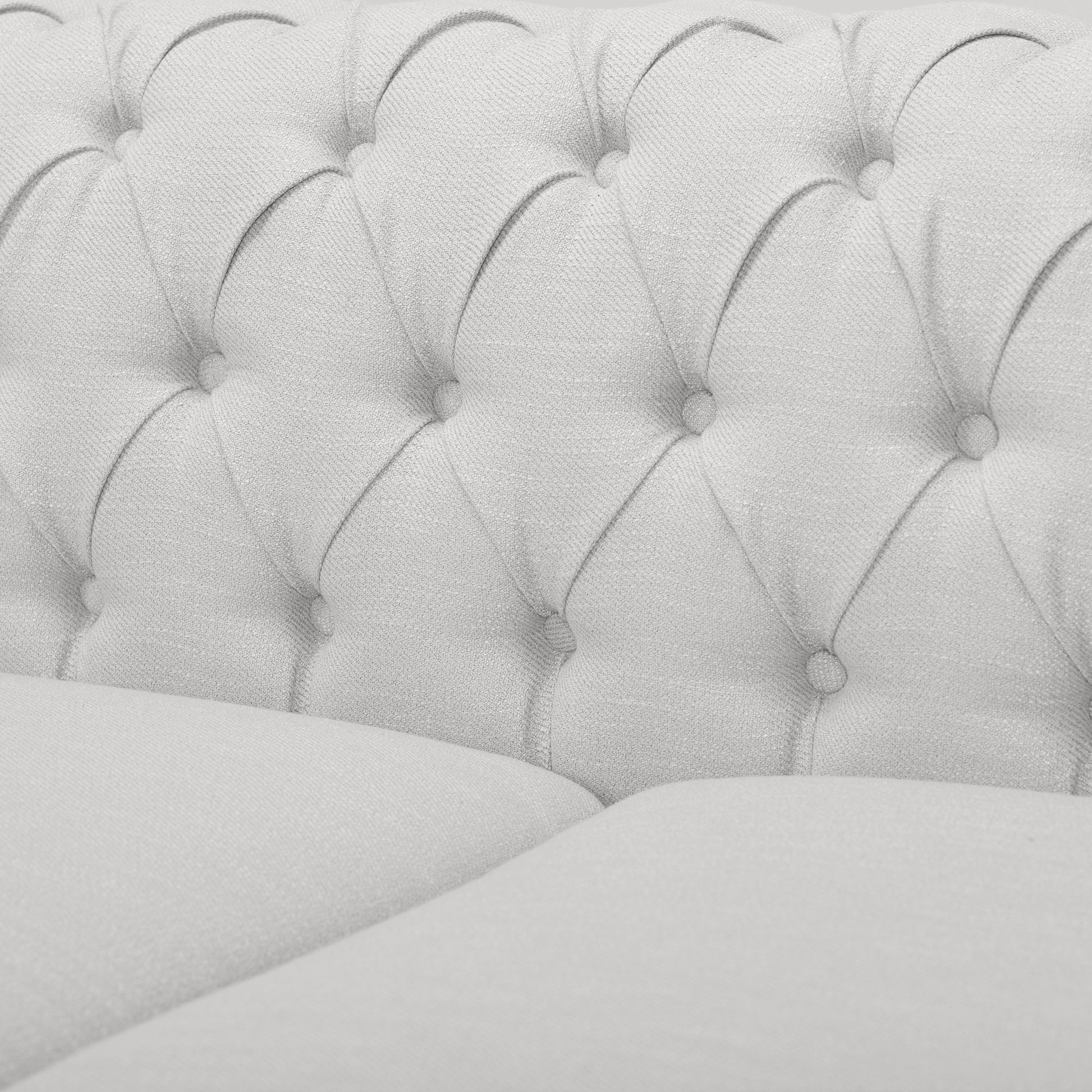 Sofa 3 Seater Grey Fabric