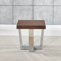 Laredo Side Table Brown Brown Wood
