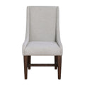 Auburn Arm Chair Set Of 2 White White Wood
