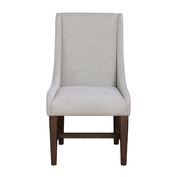 Auburn Arm Chair Set Of 2 White White Wood