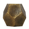 Hexagonal Table Gold Aluminium