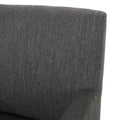 Arm Chair Charcoal Fabric
