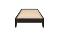 Nix Twin Platform Bed Black Twin Black Wood