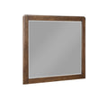 Milan Dresser And Mirror Dark Brown Dark Brown Wood