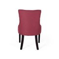Cheney Dining Chair Kd Mp2 Set Of 2 Red Fabric