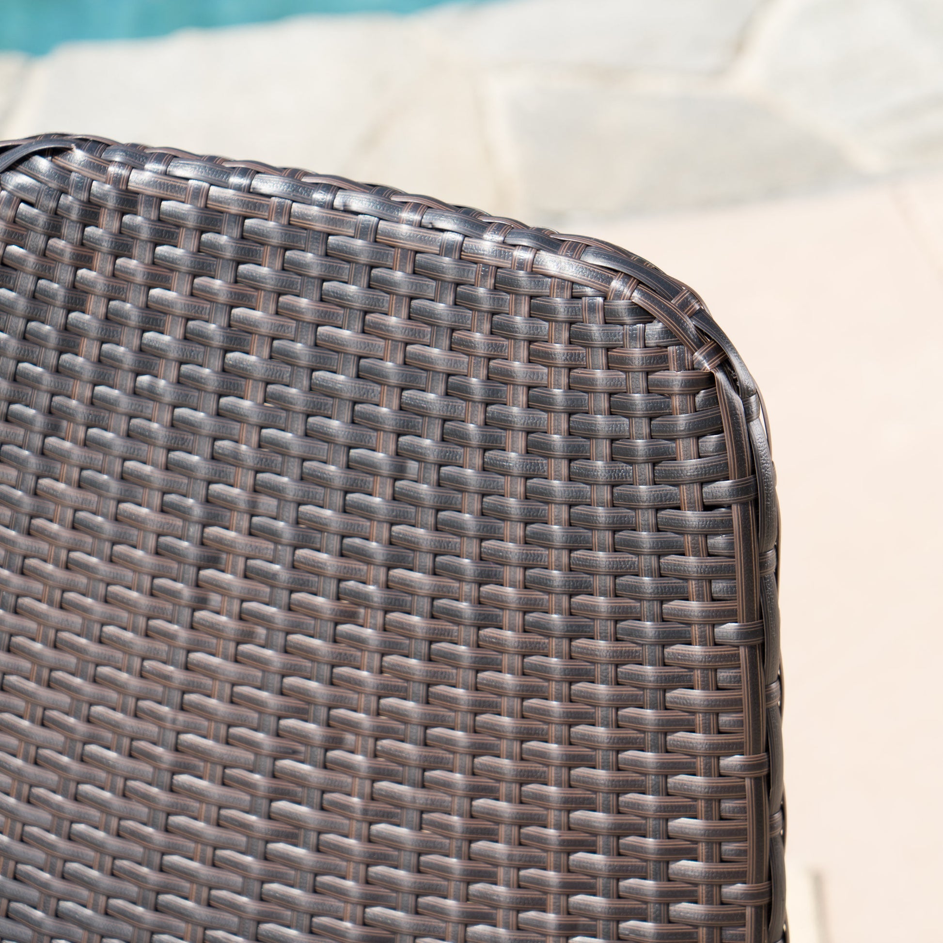 Gila Dining Chair With Heat Tranfer Legs,Set Of 2 Brown Multi Rattan