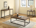 Lorenza Sofa Table Brown Brown Steel
