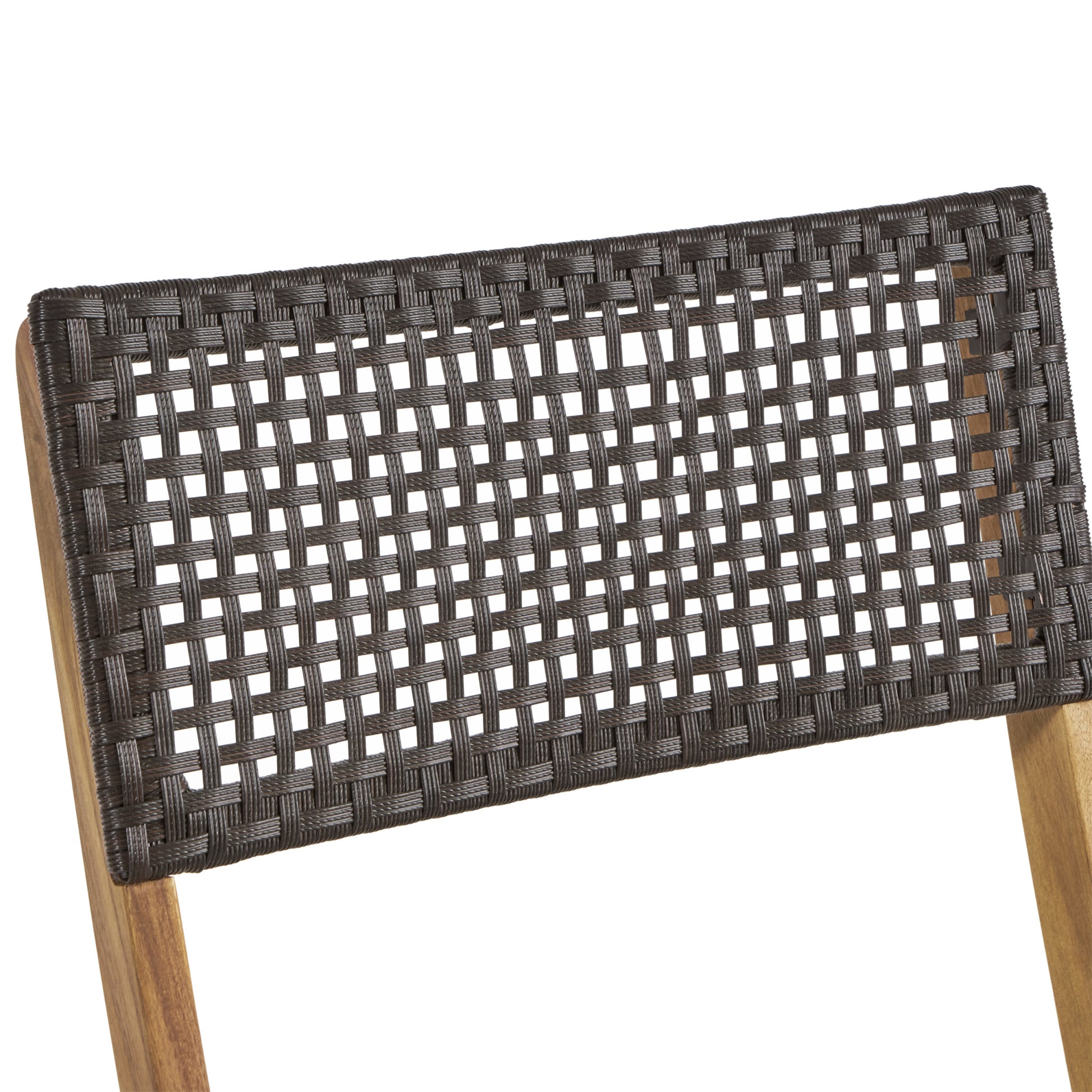 Hillside Bistro Chair,Set Of 2 Brown Wood