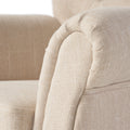 Springfield Tufted Chair Light Beige Fabric