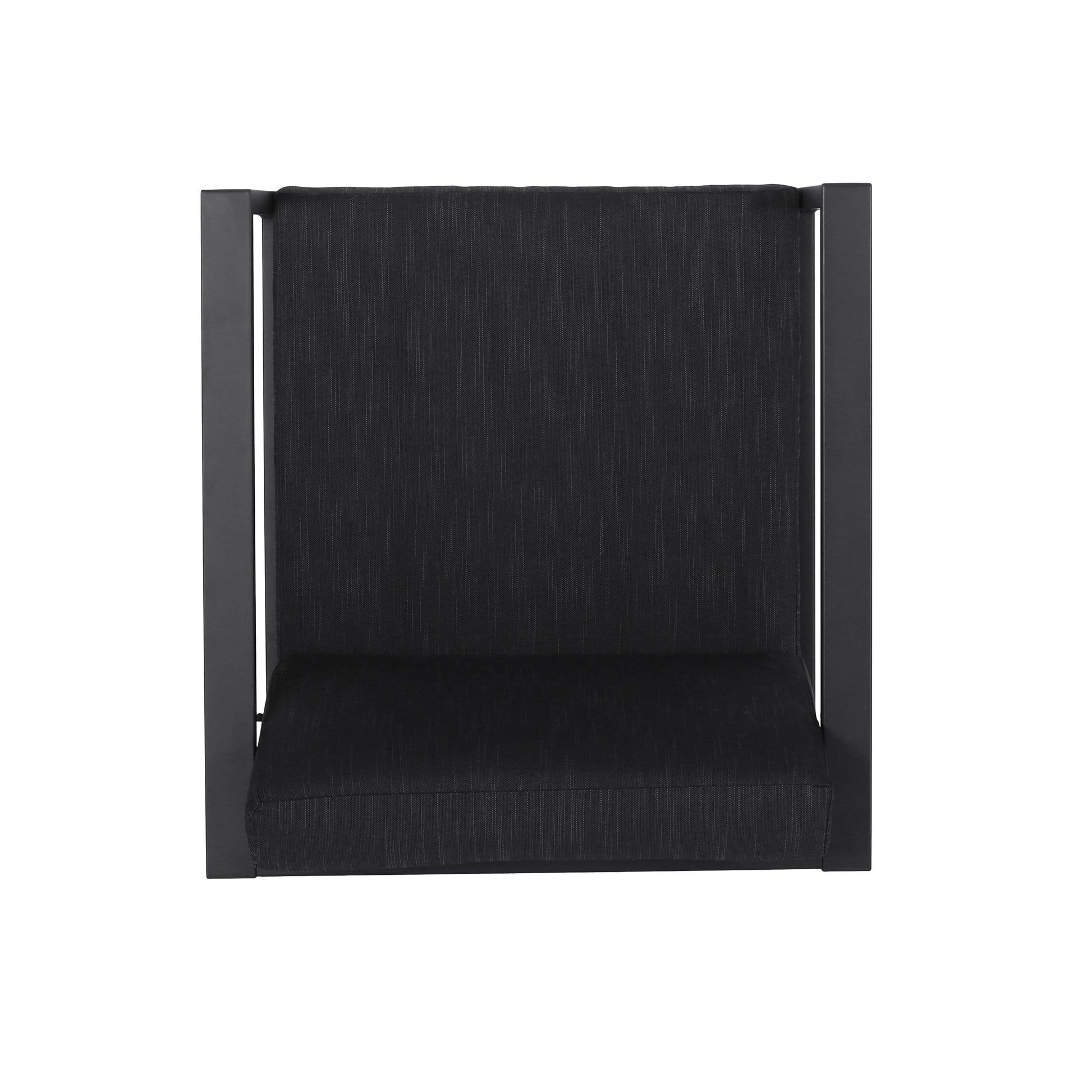 Navan 4 Pc Chat Set Dark Gray Aluminium