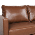 3 Seater Sofa Light Brown Pu 3 Seat