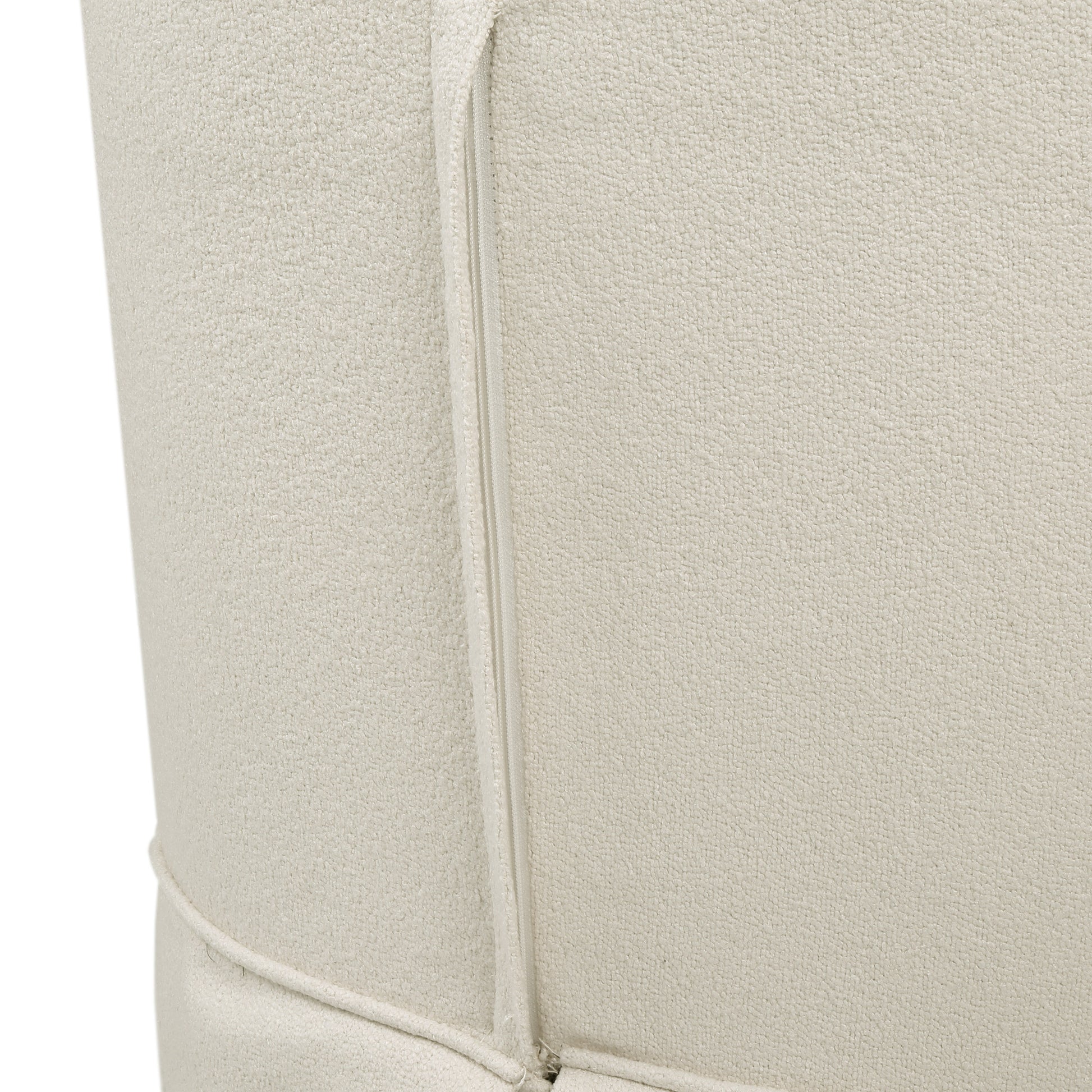 Swivel Chair White Fabric