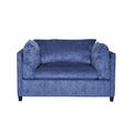 Club Chair Navy Blue Fabric