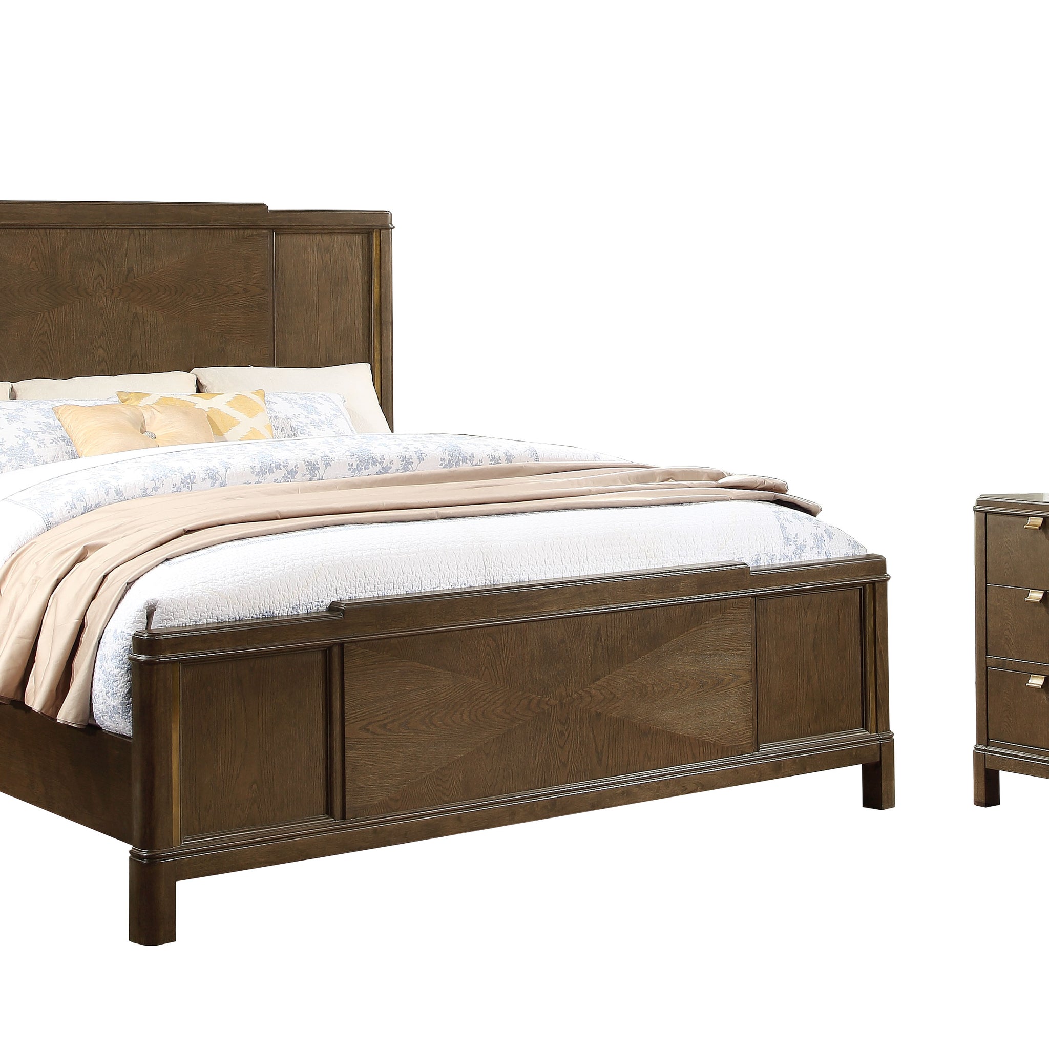 Milan 4 Piece Queen Bedroom Set Dark Brown Queen Dark Brown 4 Piece Set Wood