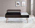 Carrie Lift Top Coffee Table Brown Brown Wood
