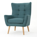 Club Chair Teal Fabric