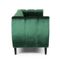 Miranda Velvet 3 Seater Sofa Emerald Velvet