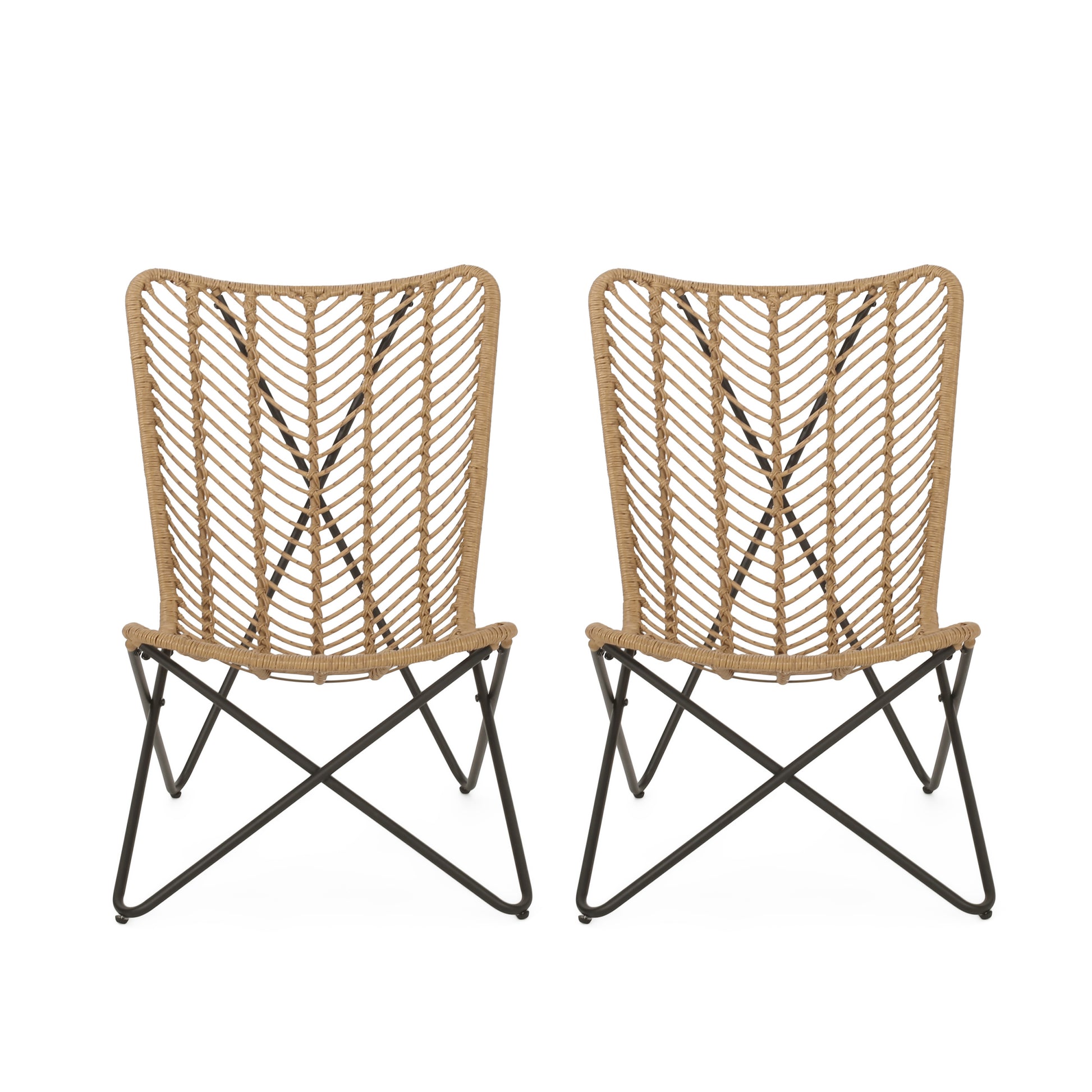 Gatlin Chair Light Brown Rattan
