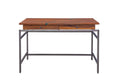 Tamra Desk With Drawers Brown Brown Wood
