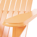 Malibu Adirondack Chair Tangerine Acacia Wood