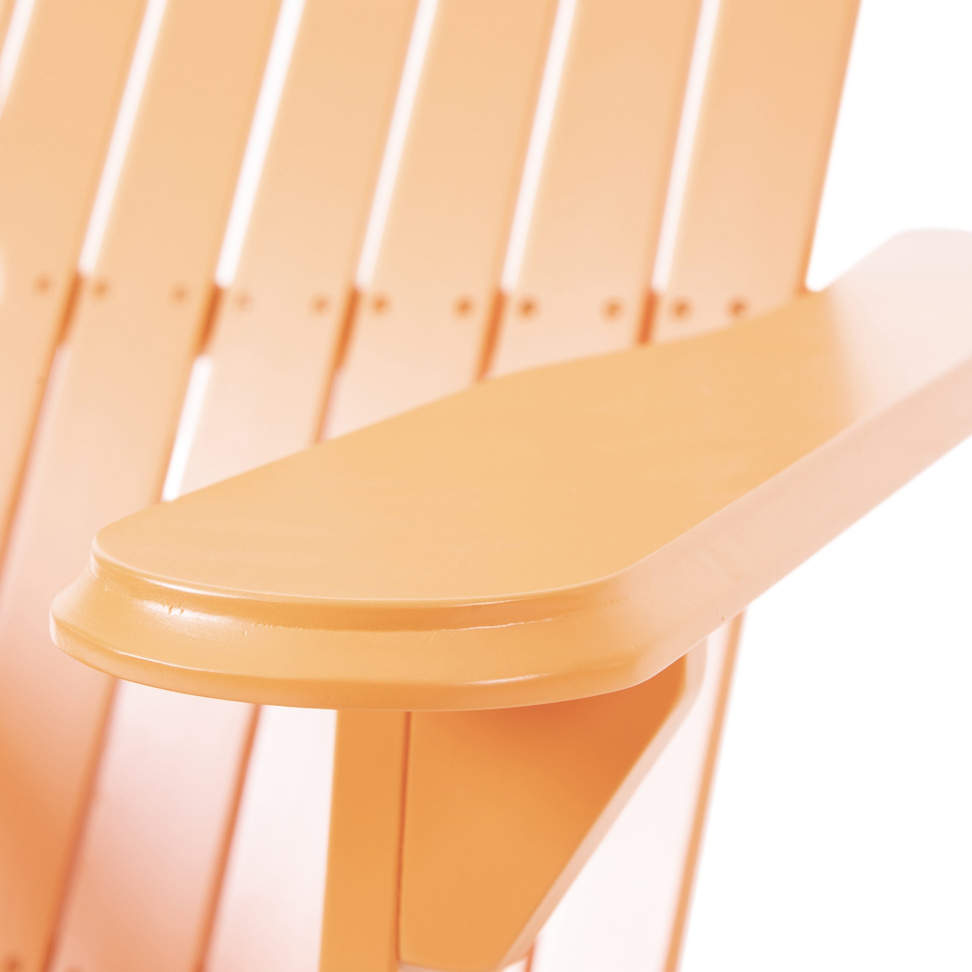 Malibu Adirondack Chair Tangerine Acacia Wood