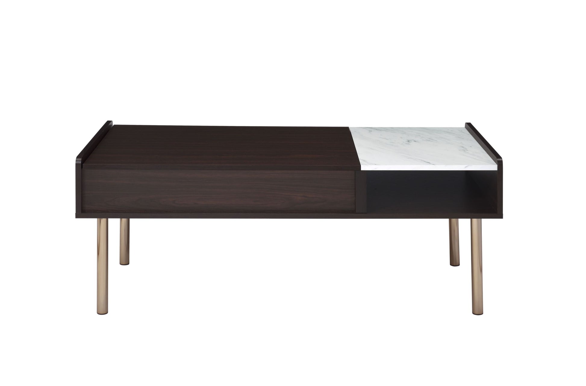 Carrie Lift Top Coffee Table Brown Brown Wood